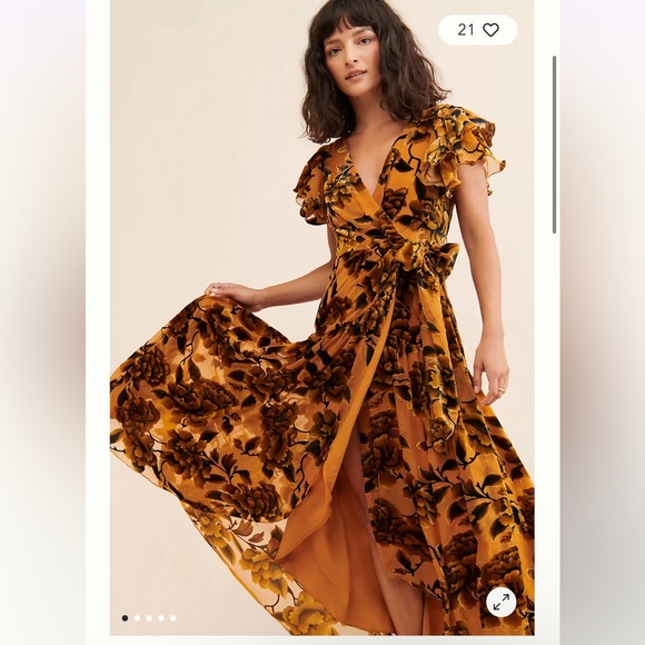 Hutch Zola Velvet Maxi Dress - Picture 1 of 1